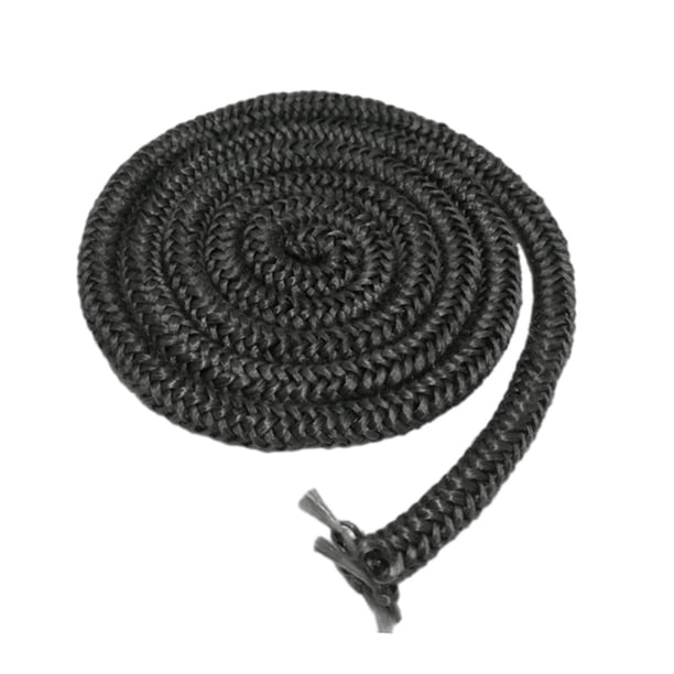 Cuerda de sellado para chimenea, cuerdas de sellado, resistencia al fuego, cordón de junta de sellado de puerta de alta densidad, fácil de instalar 039 pulgadas x 78 pulgadas