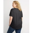 thumbnail image 3 of Hanes T-Shirt Short Sleeve Plus Sizes Originals Women Crewneck Tee  100% Cotton 2x-4x, 3 of 3