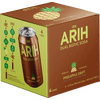 ARIH Dual Biotic Soda, Functional Prebiotic and Postbiotic Soda, Low Sugar, Pineapple Drift, 12 fl oz, 4 Pack