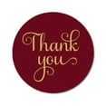 thumbnail image 1 of Darling Souvenir Elegent Round 45 Pcs Non Customized Thank You Calligraphy Stickers-1.6 Inches, 1 of 4