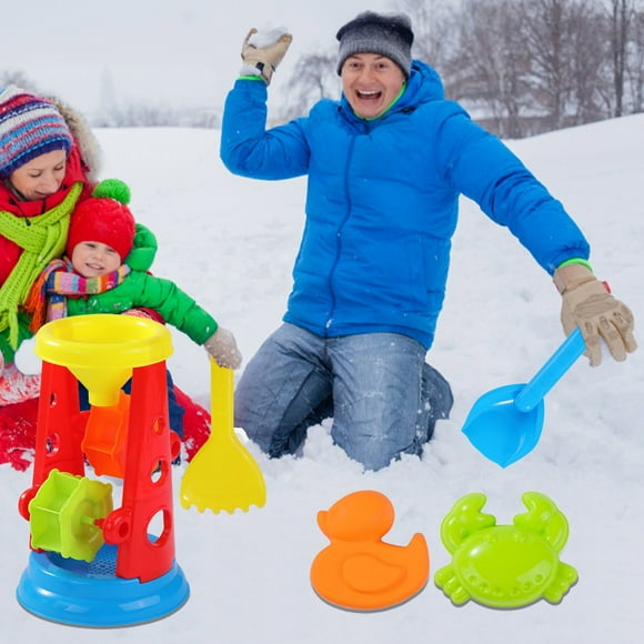 Sand Water Wheel Beach Toy Kids Beach Sandbox Play Set Outdoor Beach Sand Water Sifting Funnel Shovel Tool Kit For Boys Girls Dinosaur Blow up Pool Slide