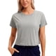 thumbnail image 1 of Remera CRZ YOGA de Algodón Pima Crop Relajada de Manga Corta, 1 of 5