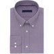 thumbnail image 1 of Tommy Hilfiger - Camisa de vestir con botones a cuadros para hombre, color vino, 16,5, 1 of 1