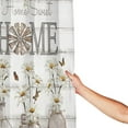 thumbnail image 4 of mvhsuoem Home Sweet Home Floral Shower Curtain, 72" x 72" Waterproof, 4 of 6