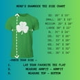 thumbnail image 2 of NYC FACTORY USA Screen Printed Men's Retro Heather Green Distressed Shamrock T-Shirt 6XL, 2 of 3