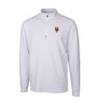 thumbnail image 2 of Men's Cutter & Buck  White New York Mets Traverse Stretch Quarter-Zip Pullover Top, 2 of 3
