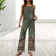 thumbnail image 4 of Nmmued Pants Sets Women 2 Piece Outfits, Summer Sets for Women, Loose Fitting Tank Tops for Women, Wide Leg Pants Woman, Travel Outfits for Women, Mint Green S, 4 of 5