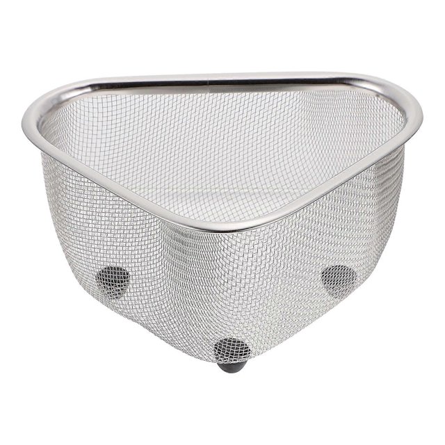 1pc Multi Purpose Sink Corner Basket Sink Strainer Basket Sink Mesh Colander