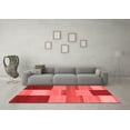 thumbnail image 3 of Ahgly Company Indoor Rectangle Abstract Red Contemporary Area Rugs, 8' x 10', 3 of 4