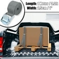 thumbnail image 2 of Unique Bargains 4 Pcs Sangles de Fixation Cargo 3,3 Pieds Sangles de Fixation pour Bagages de Voyage Réglables avec Boucle de Verrouillage à Came pour Voiture Camion Rouge, 2 of 6