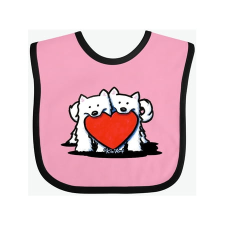 

Inktastic Sams With Heart (for darks) Gift Baby Boy or Baby Girl Bib