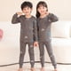 thumbnail image 2 of Conjuntos de pijamas de algodón para niños y niñas, traje de manga larga para otoño, ropa de dormir de Navidad para niños de 4, 6, 8, 10 y 12 años, 2 of 4