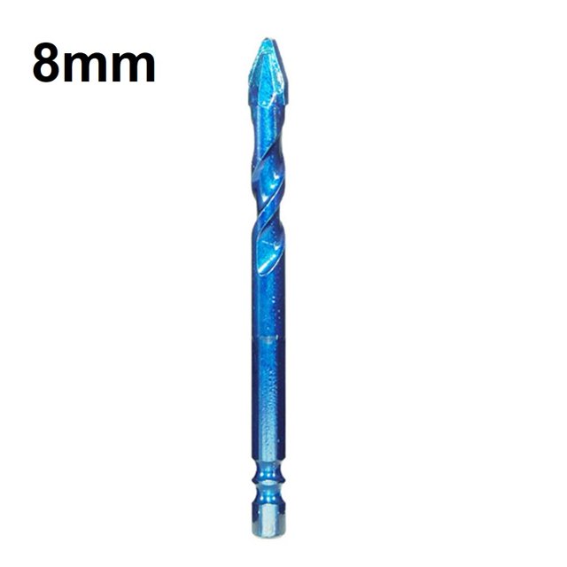 Perceuse Excentrique Perçage de Précision Pierre de Perçage en Verre Perceuse Triangulaire 8mm