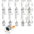 thumbnail image 2 of Uxcell 20 Pcs 19-28G Aiguille de Distribution en Acier Inoxydable, Aiguille de Colle 1/2 Pouces Embout Émoussé, 2 of 6