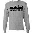 thumbnail image 3 of Inktastic Washington Dc City Skyline Long Sleeve T-Shirt, 3 of 5