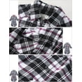 thumbnail image 4 of Matchstick Women Long Sleeve Flannel Plaid Checked Shirt (XS-XXL), 4 of 8