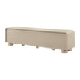 thumbnail image 6 of Media TV Stand Console Table, Brown, Wood, Living Dining Room Kitchen Cafe Bistro Hospitality Restaurant, Modern Contemporary, HB37405, 6 of 10