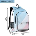 thumbnail image 2 of FORMRS Unisex School Backpack 17" Student Travel Bag with Laptop Compartment, Blue Gradient, 2 of 7