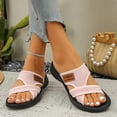thumbnail image 4 of Willtoo Orthopedic Sandals for Women Arch Support Summer Flat Sandals Wide Non Slip Slip on Sneakers Comfortable 2026 Foam Shoes, 4 of 7