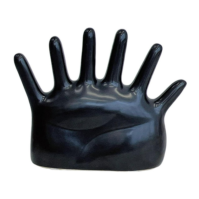 KLKCMS Hand Shaped Jewelry Display Stand Holder Rack Home Decoration Sculpture Figurine