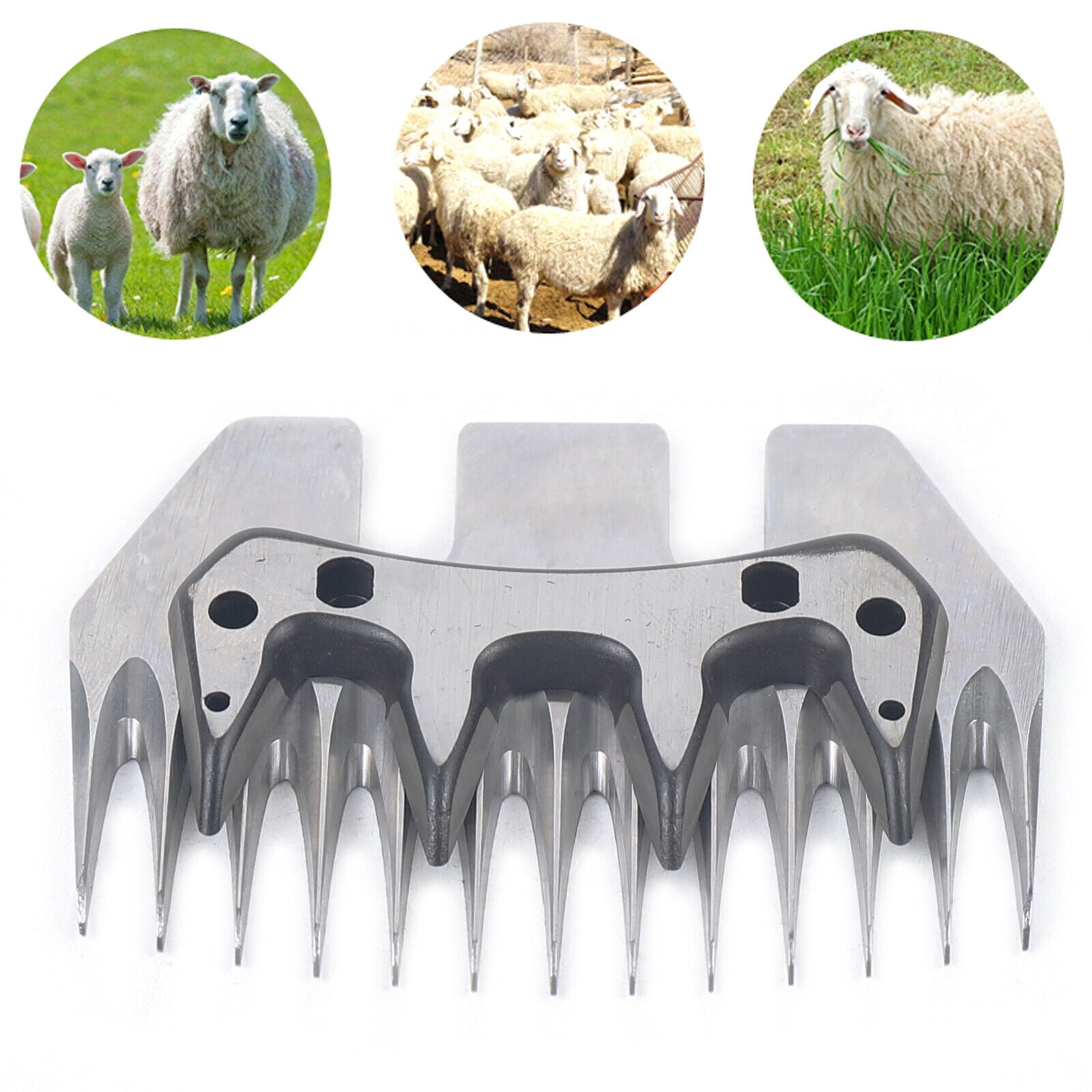 4 Teeth Blade Clipper Shearing Head For Electric Sheep Goats Shears 13 Teeth 