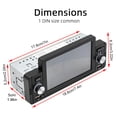 thumbnail image 3 of Redempat Single DIN 5 Inch 5.1 Car Stereo Sound MP5 Player RCA Output 87.5- Radio Mirror Link, 3 of 6