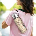 thumbnail image 6 of 20 Oz Yorkie with Flowers Coffee Tumbler Double Wall Insulated Stainless Steel Water Bottle | Metal Reusable Thermoses Flask with Cup Cap | Leak & Sweat Proof with Anti-Dust Lid, 6 of 7