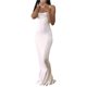 thumbnail image 2 of TRKIYQC Vestido Largo con Tirantes para Mujer, Tirantes de Vendaje de Corte Bajo Vestido Ajustado de Punto Liso para Club de Fiesta de Verano TRKIYQC  moda, 2 of 7