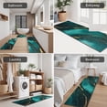 thumbnail image 5 of Green and Gold Marble Glitter Waves Pattern Kitchen Rugs Sets Of 3,Kitchen Runner Rugs Non Skid Washable,Decorative Kitchen Floor Mats for Kitchen,Sink,Laundry,17"x30"+ 17"x47" + 17"x59", 5 of 6