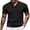 Black, variant on COOFANDY Mens Knitted Polo Shirts Short Sleeve Knit Polo Shirts for Men Flexible Casual Work Golf Polo Shirt