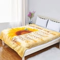 thumbnail image 3 of Sunflower Blanket Christian Gifts for Women Men 60×80 Inch, God Says You are Religious Throw Blankets for Couch Bed, Soft Cozy Inspirational Scripture Bible Verse Blanket for Kids Adults, 3 of 5