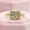 Rose Plated, variant on Emerald Cut Moss Agate Ring, 925 Sterling Silver Yellow Gold Plated Handmade Minimalist Bezel Ring, June Birthstone Ring, Birthday Gift Jewelry
