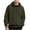Army Green, variant on Mens Zip Up Hoodies Casual Full Zip Fleece Jacket Fall Winter Hooded Sweatshirt Plain Long Sleeve Sweatshirts Sports Fitness Jackets Comfortable Workwear Loose Warm Coat with Pockets