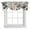 Light Brown, variant on Tie Up Valances for Windows, Teal Tulip Butterfly Adjustable Valance Curtains Window Treatment for Living Room, Turquoise Floral Farmhouse Beige Rod Pocket Kitchen Curtains & Drapes 60x18 Inch