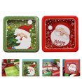 thumbnail image 3 of 2 Pcs Christmas Themed Candy Boxes Cookie Storage Box Gift Packing Boxes, 3 of 8