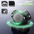 thumbnail image 4 of Moving Head Stage Light 3 Head Wind Turbine RGBW DJ Lighting Sound Activated DMX512 LED Stage Lights for Christmas Karaoke Dance KTV Disco Bar, 4 of 10