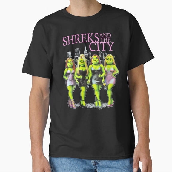 Vintage Shreks And The City Funny Parody - Perfect Birthday Present G6237 Unisex T-Shirt, Up to Size 5XL