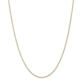 thumbnail image 1 of 14K Yellow Gold necklace Cable chain Pendant Round 18 in 1.2 mm, 1 of 5