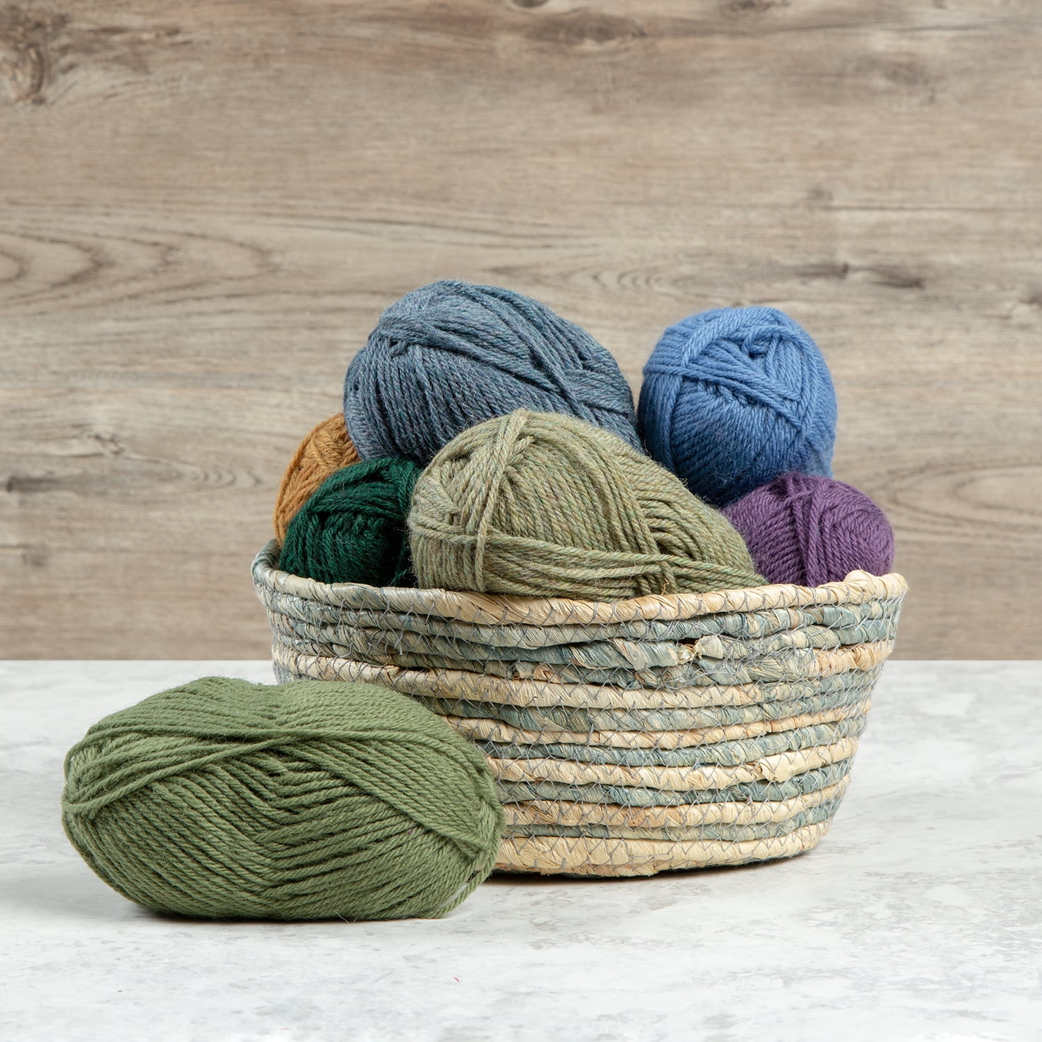 Knit Picks Wool of the Andes Cloud Worsted Wool Yarn Pack - 10 Skeins of Cream White 100% Wool Worsted Yarn - Total 500 grams, 1100 yards