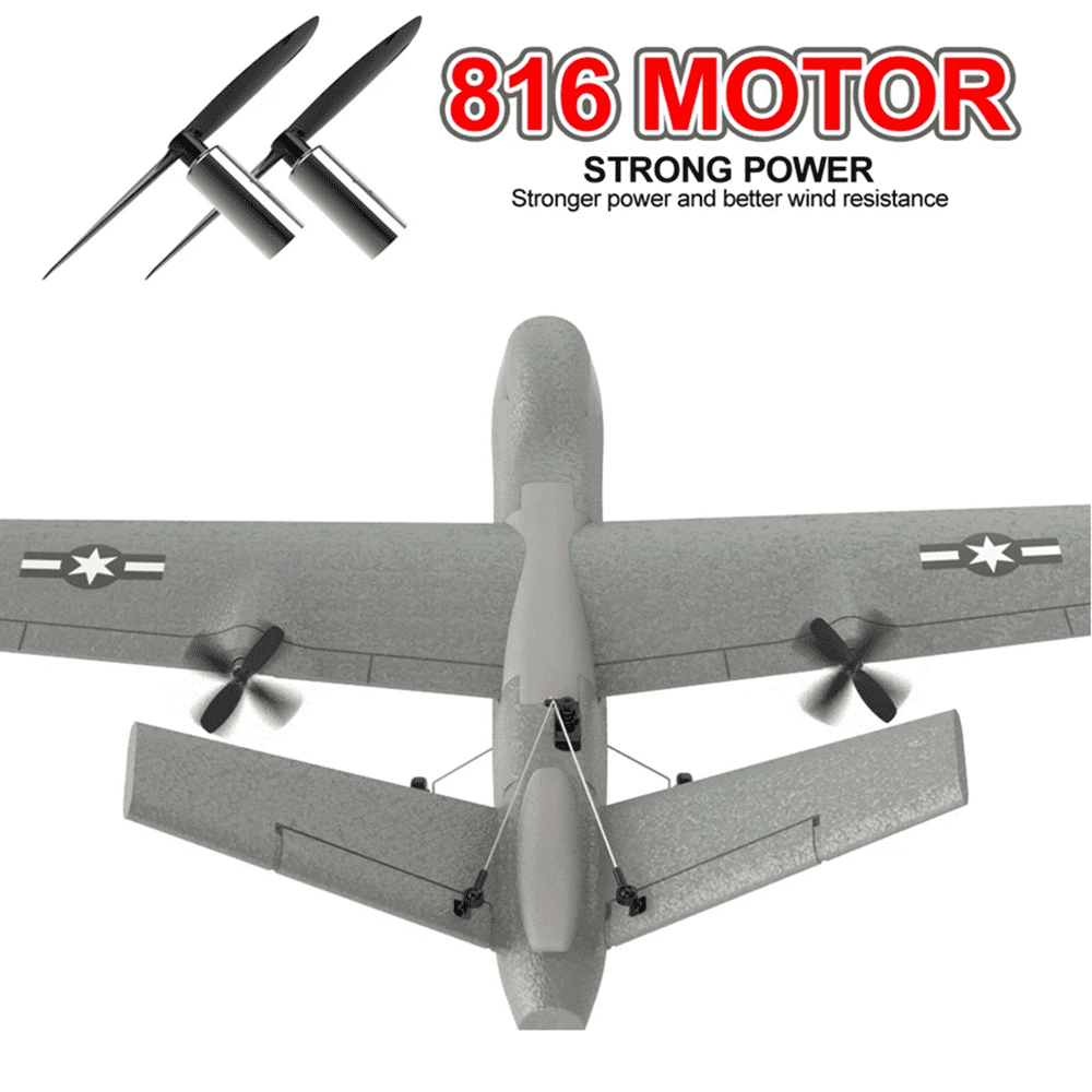 RC Plane Z55 2.4Ghz 3CH Hand Throwing Foam Aircraft With LED Light RC Gilder Airplane Toys