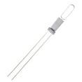 thumbnail image 4 of Brocheta Kabob, tenedor para barbacoa de 2 puntas, 13 pulgadas, fácil de limpiar, palitos para asar planos reutilizables, utensilios de cocina para, 4 of 8