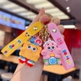 thumbnail image 3 of LLavero de Bob Esponja con figuras de dibujos animados, colgante de bolsa de coche, llavero de pareja, Patricio, Calamardo, tentáculos, regalo de juguetes para niños, 3 of 5