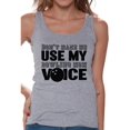 thumbnail image 1 of Awkward Styles Women's Don't Make Me Use My Bowling Mom Voice Graphic Tank Tops Black Sport Moms Gift, 1 of 4