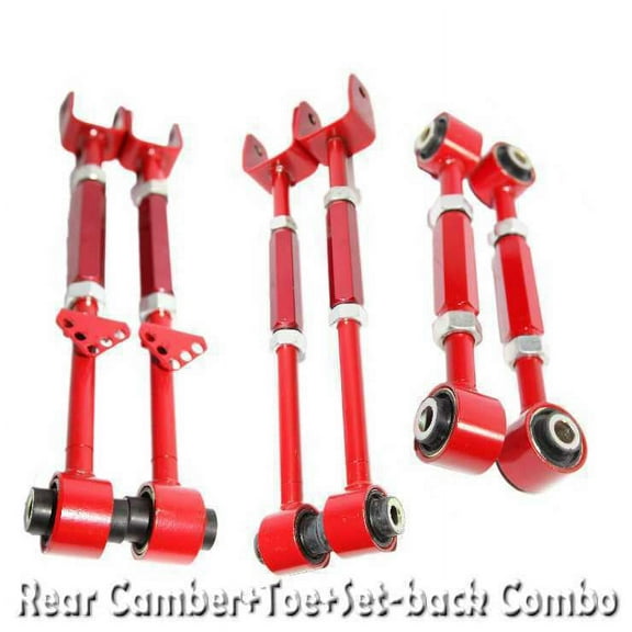 Rear Camber Arm/Toe Arm/Set-back Wheel Base Combo for 08-14 Accord Rear Camber Arm/Toe Arm/Set-back Wheel Base Combo for 08-14 Accord