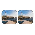 thumbnail image 7 of Xecao Lighthouse for Foldable Car Sun Shades (2-Pack) offer sun protection with an easy-fold design for convenient windshield shading., 7 of 7