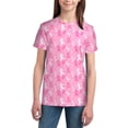 thumbnail image 3 of Wukai Breast Cancer Awareness (3) Youth Unisex Short Sleeve T-Shirt for Boys, Girls, Teens, and Kids-X-Large, 3 of 7