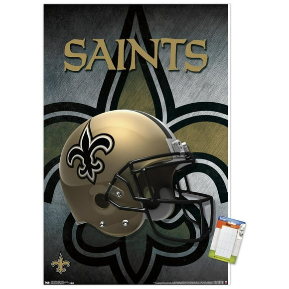 NFL New Orleans Saints - Helmet 16 Wall Poster, 22.375" x 34"