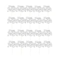 thumbnail image 2 of 20 pasteles de letras con purpurina para Navidad Plata, 2 of 9