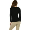 thumbnail image 5 of ToBeInStyle Women's Long Sleeve V-Neck T-Shirt, 5 of 5