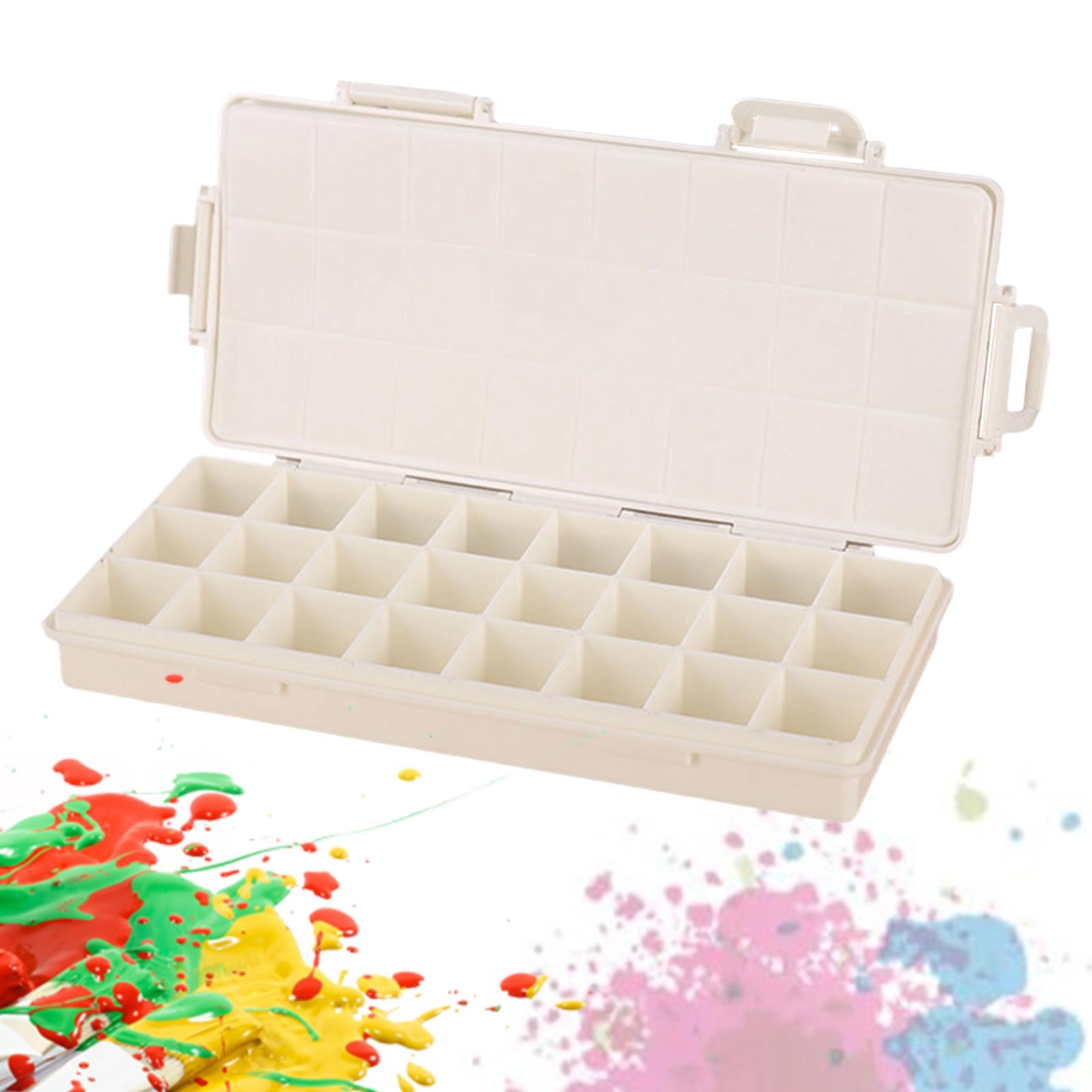 Watercolor Palette Empty Lid Travel Pigment Paint Pallet PP Moisture Retention for Kids Gouache Artists